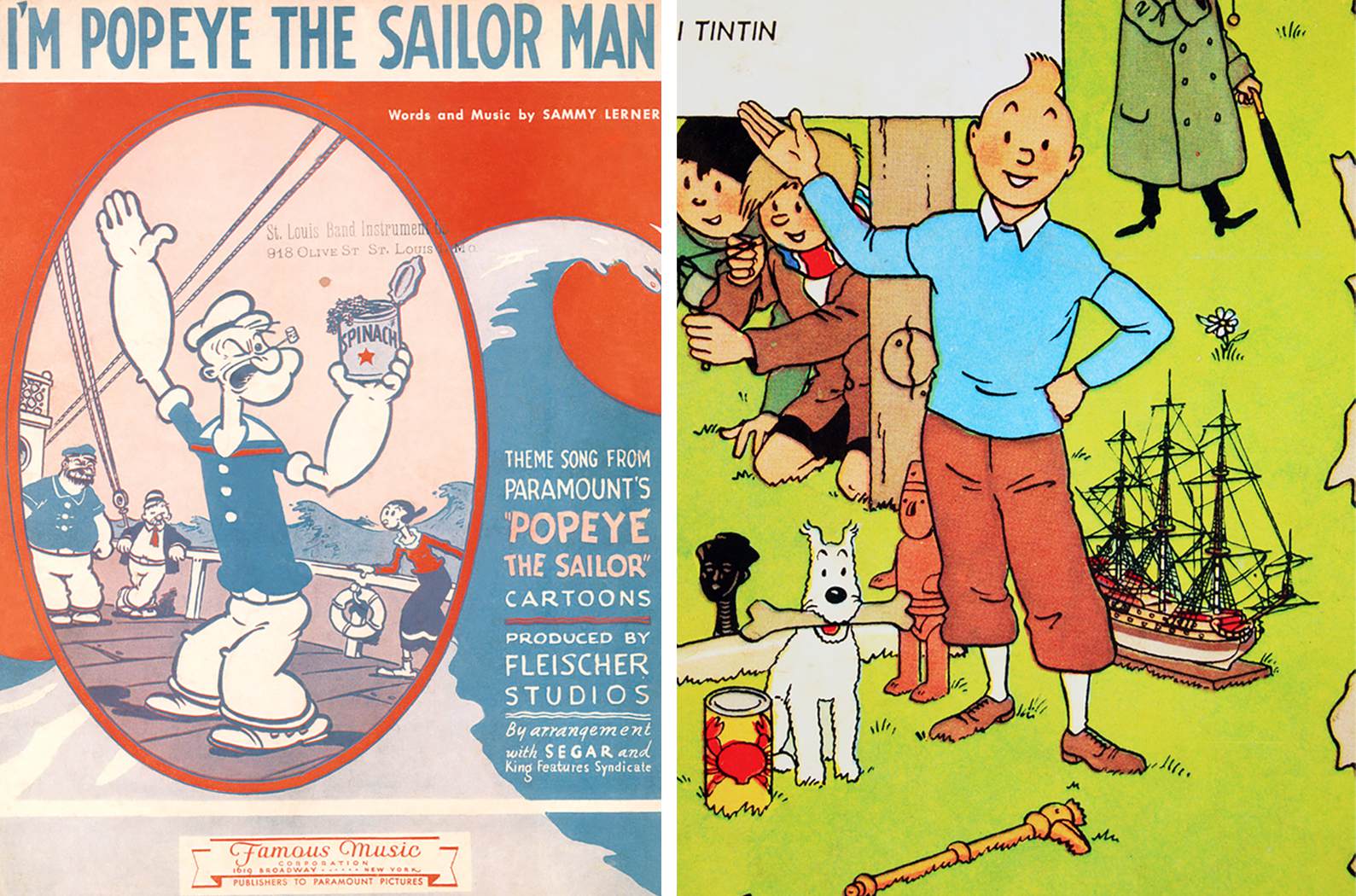 Popeye e Tintin