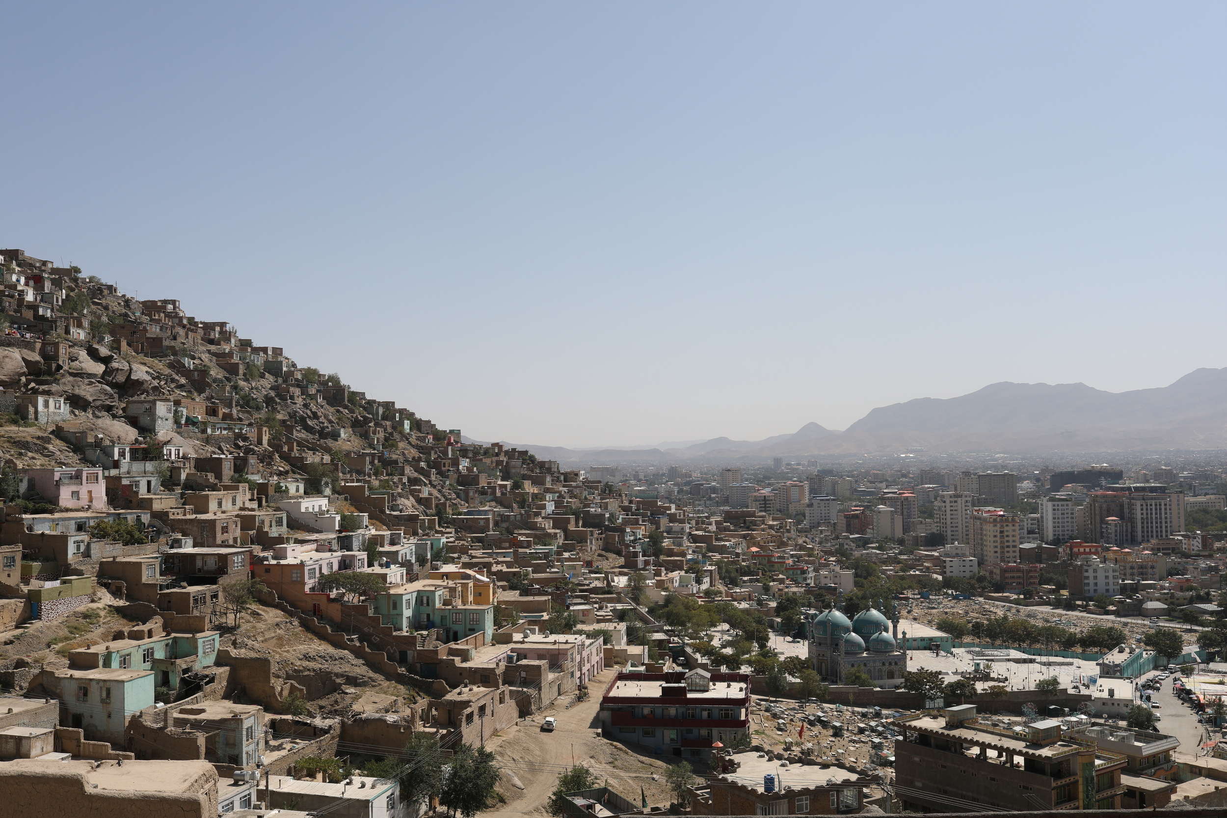 La città di Kabul, capitale dell'Afghanistan. Foto: Reuters