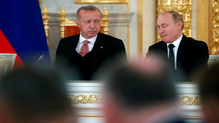 Erdogan assieme a Putin