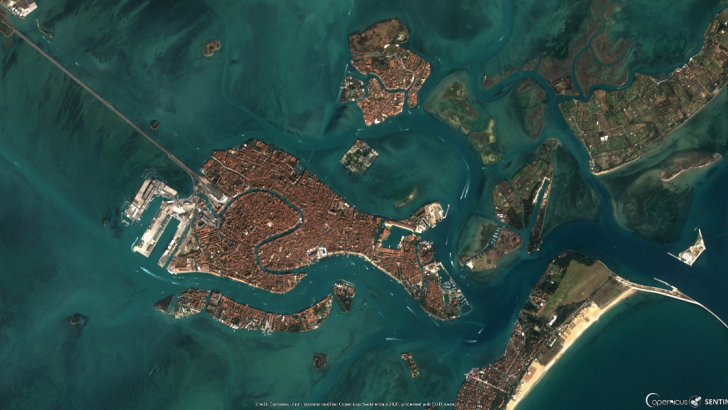Venezia dal satellite