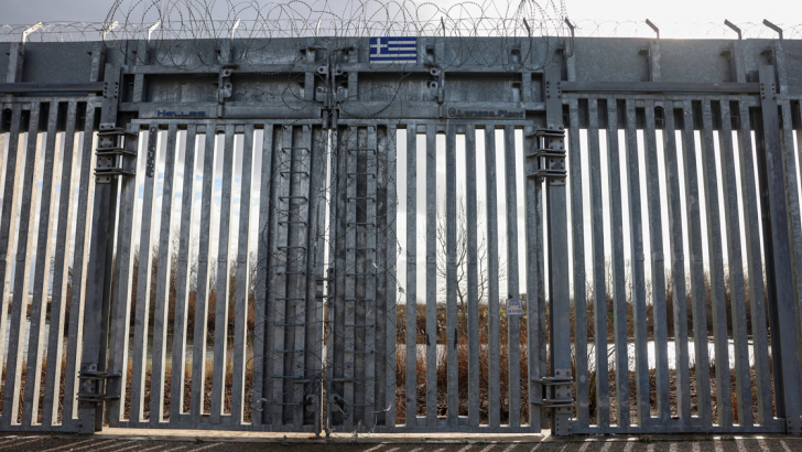 Cancelli anti-migranti in Grecia. Foto: Reuters