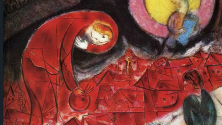 tetti rossi - Chagall