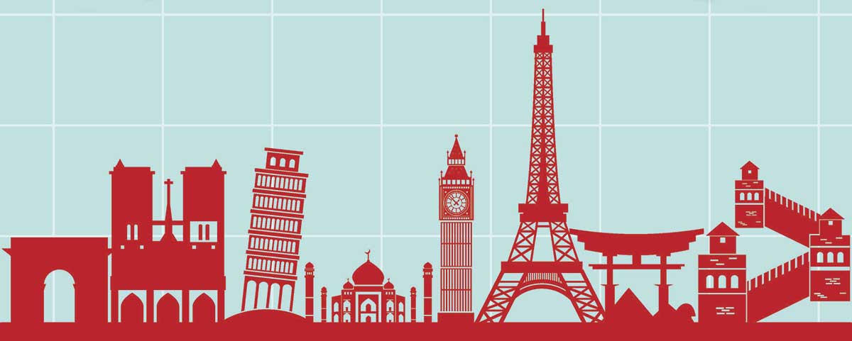 monumenti vari del mondo