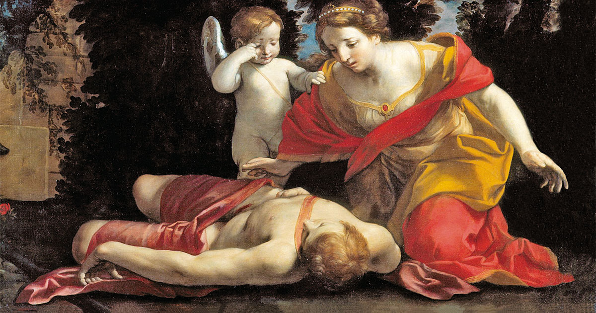 Giovan Francesco Gessi (Bologna 1588 – 1649) Morte di Adone
