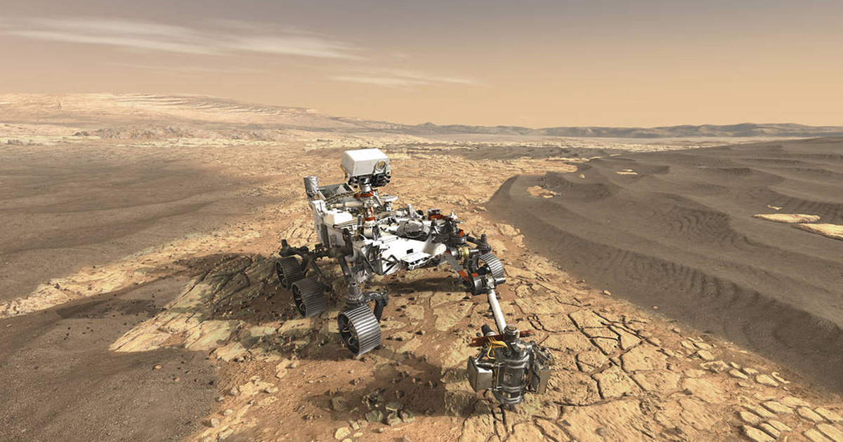 art concept del rover per la missione Nasa Mars 2020