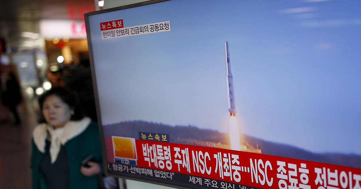 test missilistico della corea del nord