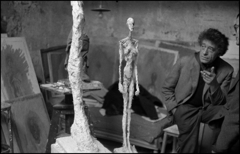 Inge Morath, Alberto Giacometti nel suo studio, 1958 ©Fotohof archiv/Inge Morath/ Magnum Photos