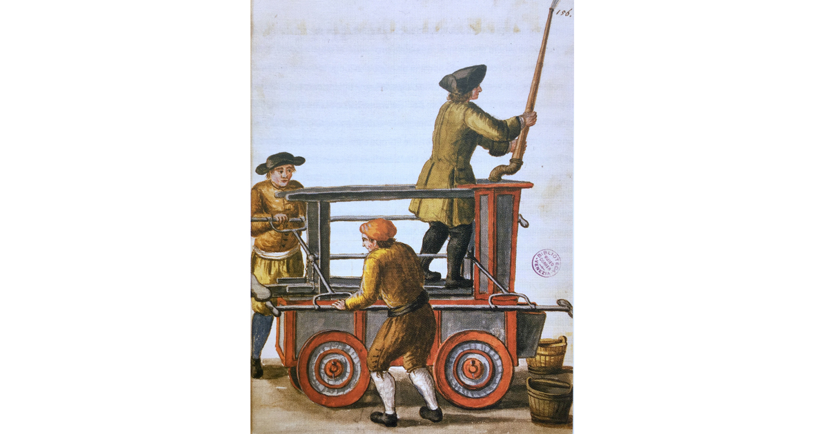 Giovanni Grevembroch, macchina idraulica in uso a Venezia