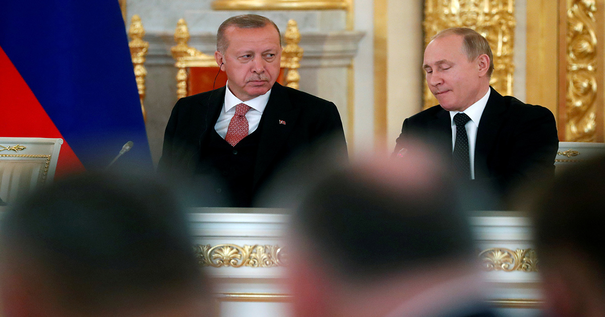 Erdogan assieme a Putin