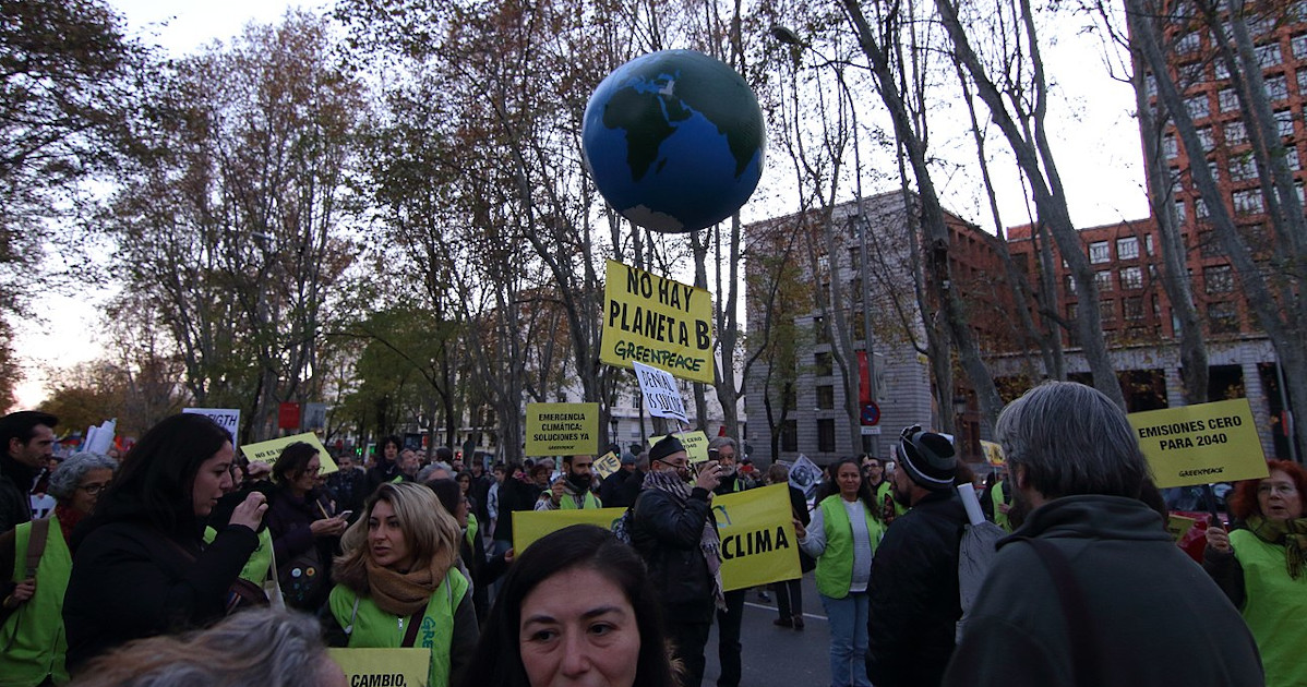 marcia per il clima Madrid