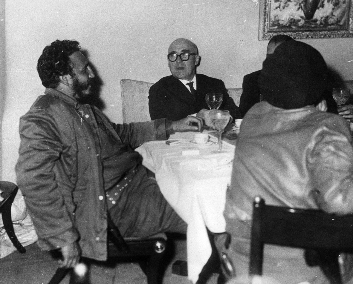 Zavattini a Cuba con Fidel Castro, 1959 (ACZ, Fotografie 61)