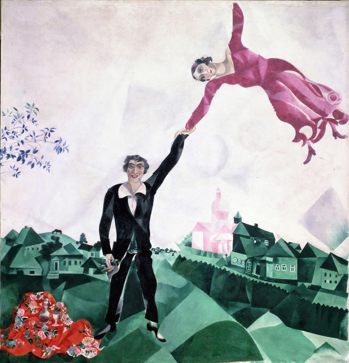 Marc Chagall, La passeggiata, 1917-18