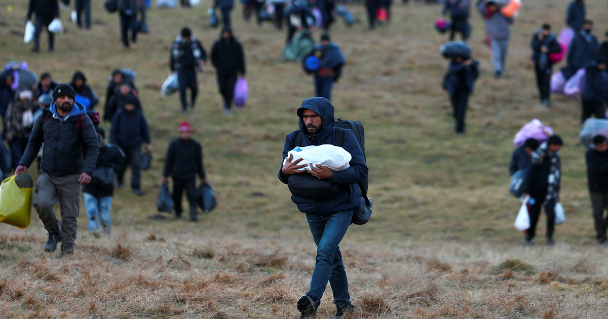 Migranti lungo la rotta dei Balcani