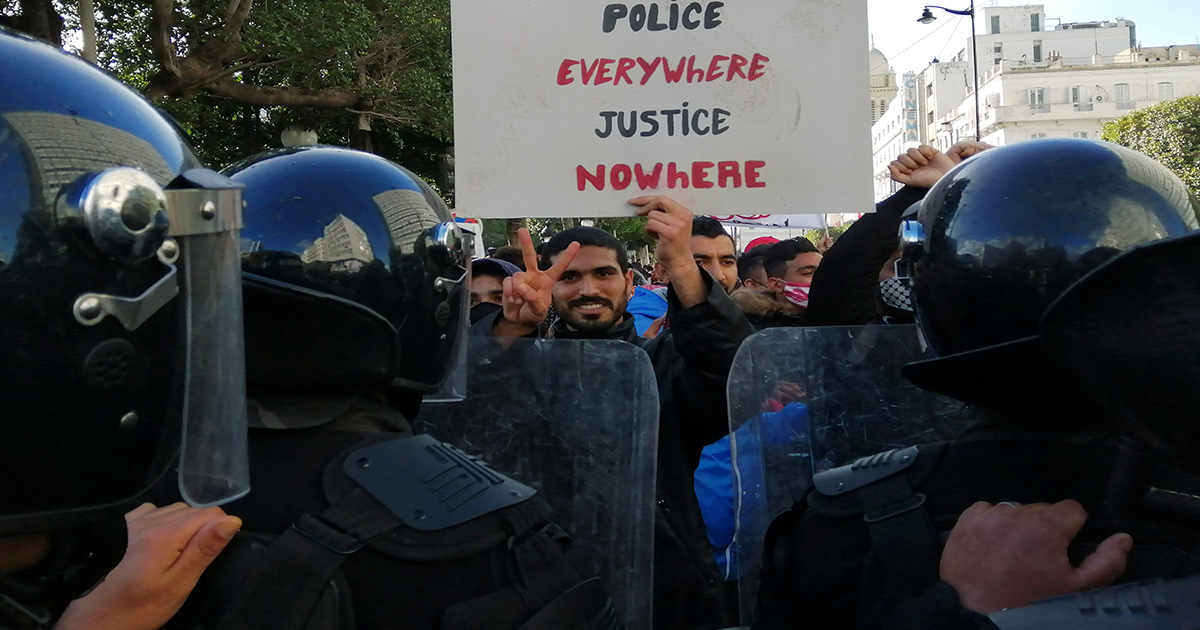 Tunisia proteste in piazza