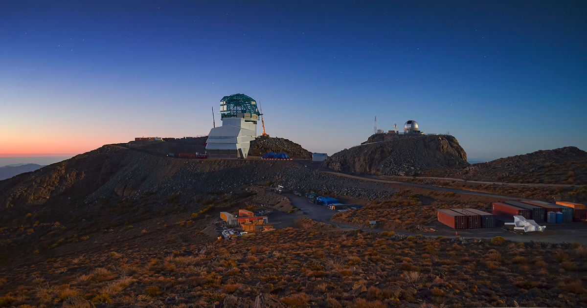 Il Simonyi Survey Telescope. Foto: Rubin Observatory/NSF/AURA