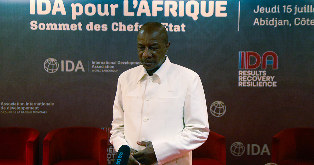 Il presidente destituito della Guinea, Alpha Condé. Foto: Reuters