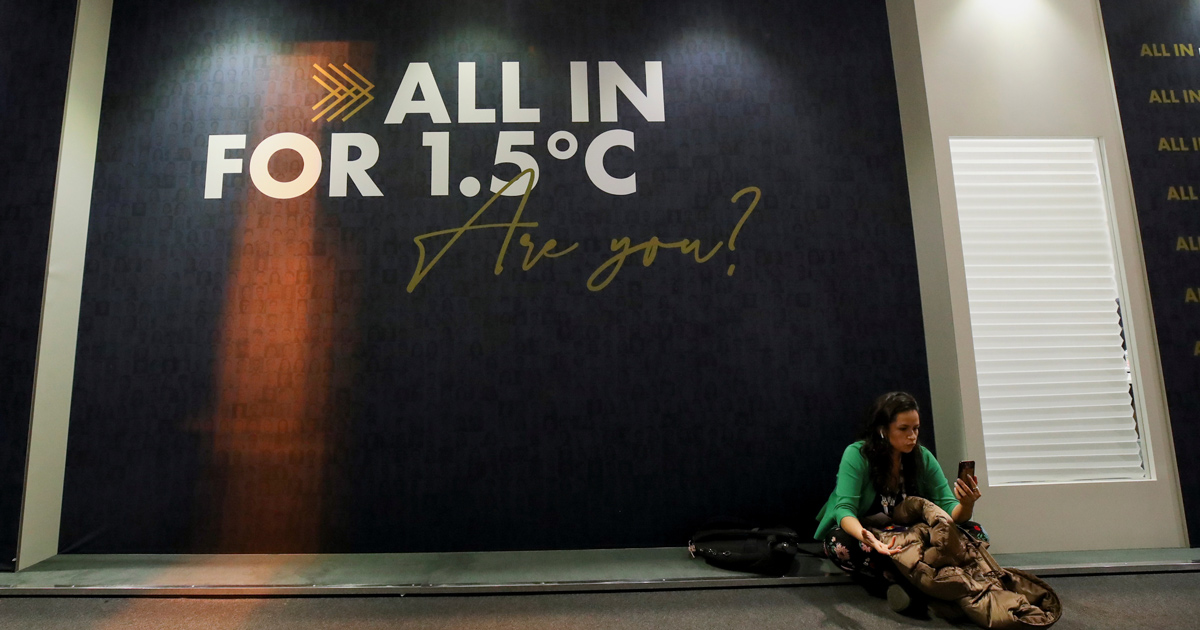 Messaggi murali durante la COP26 di Glasgow. Foto: Reuters
