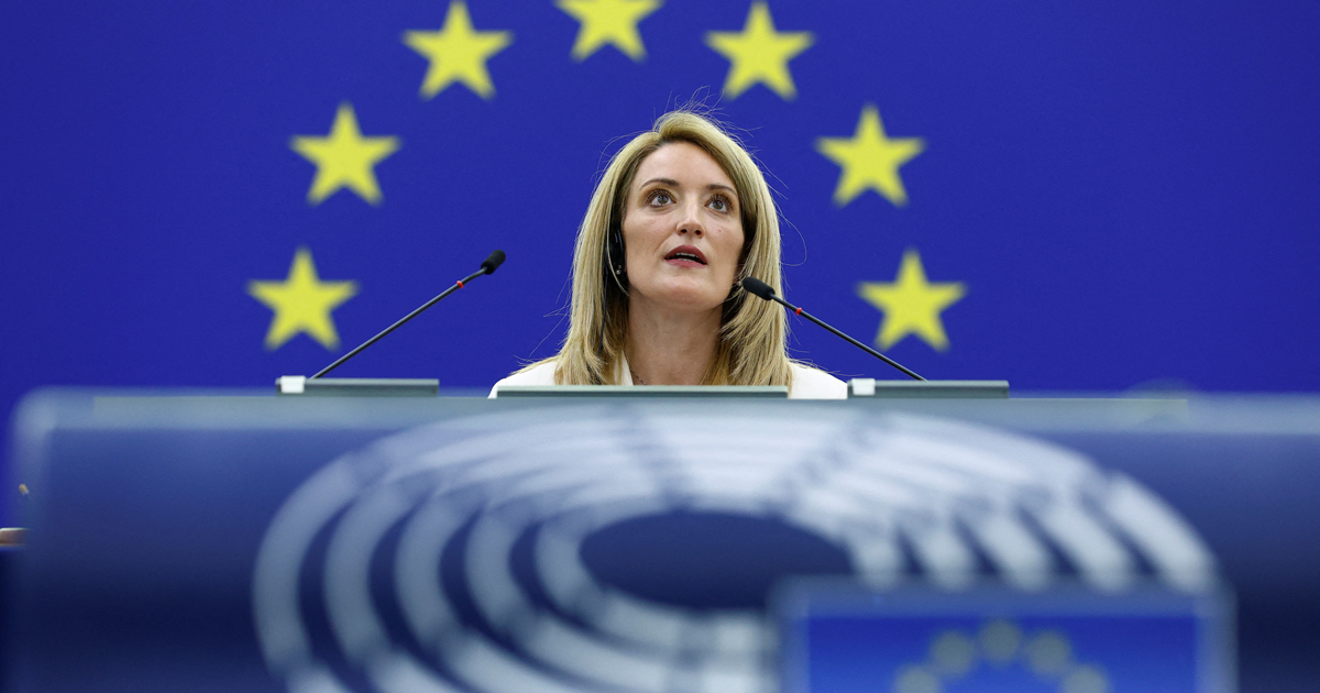 Roberta Metsola, nuova presidente del Parlamento Ue. Foto: Reuters