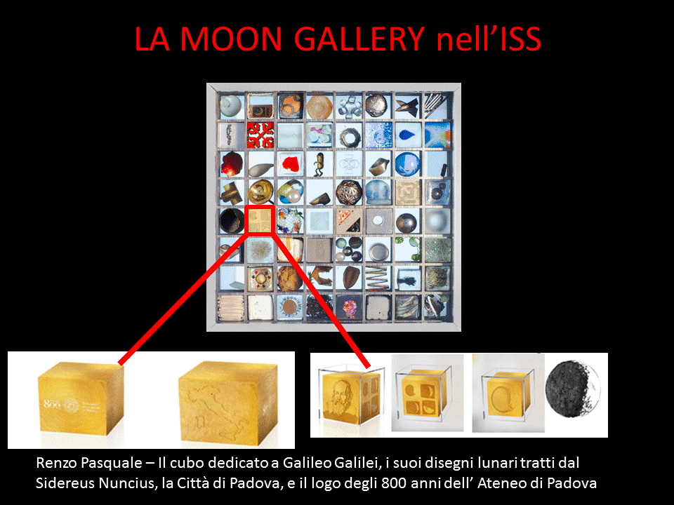 la moon gallery nell'iss