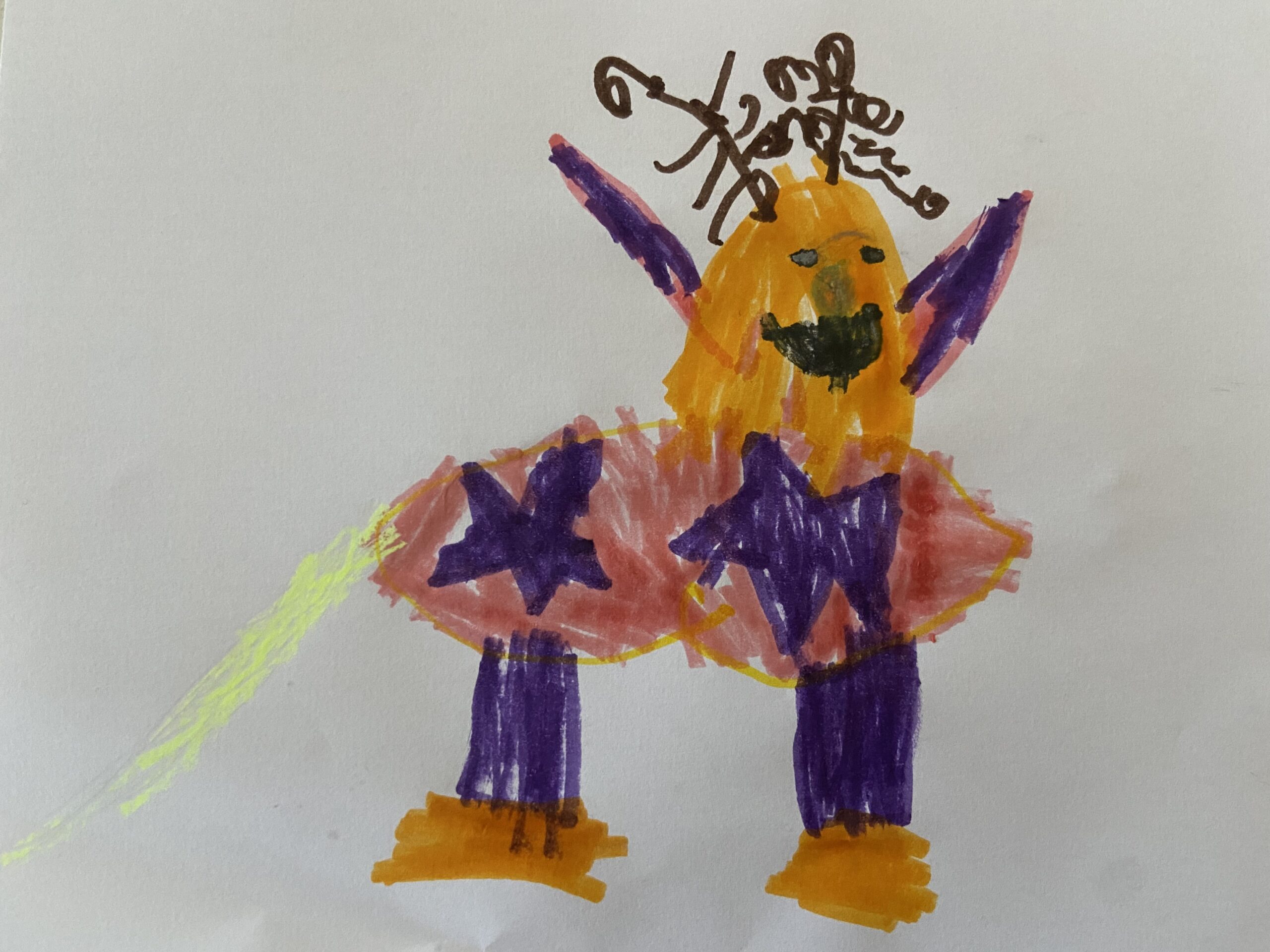 Unicornoduecorni, amico immaginario di Irene (4 anni)