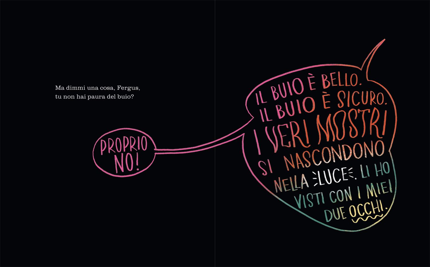 "Chi ha paura della luce?" scritto e illustrato da Anna McGregor (Editoriale Scienza)