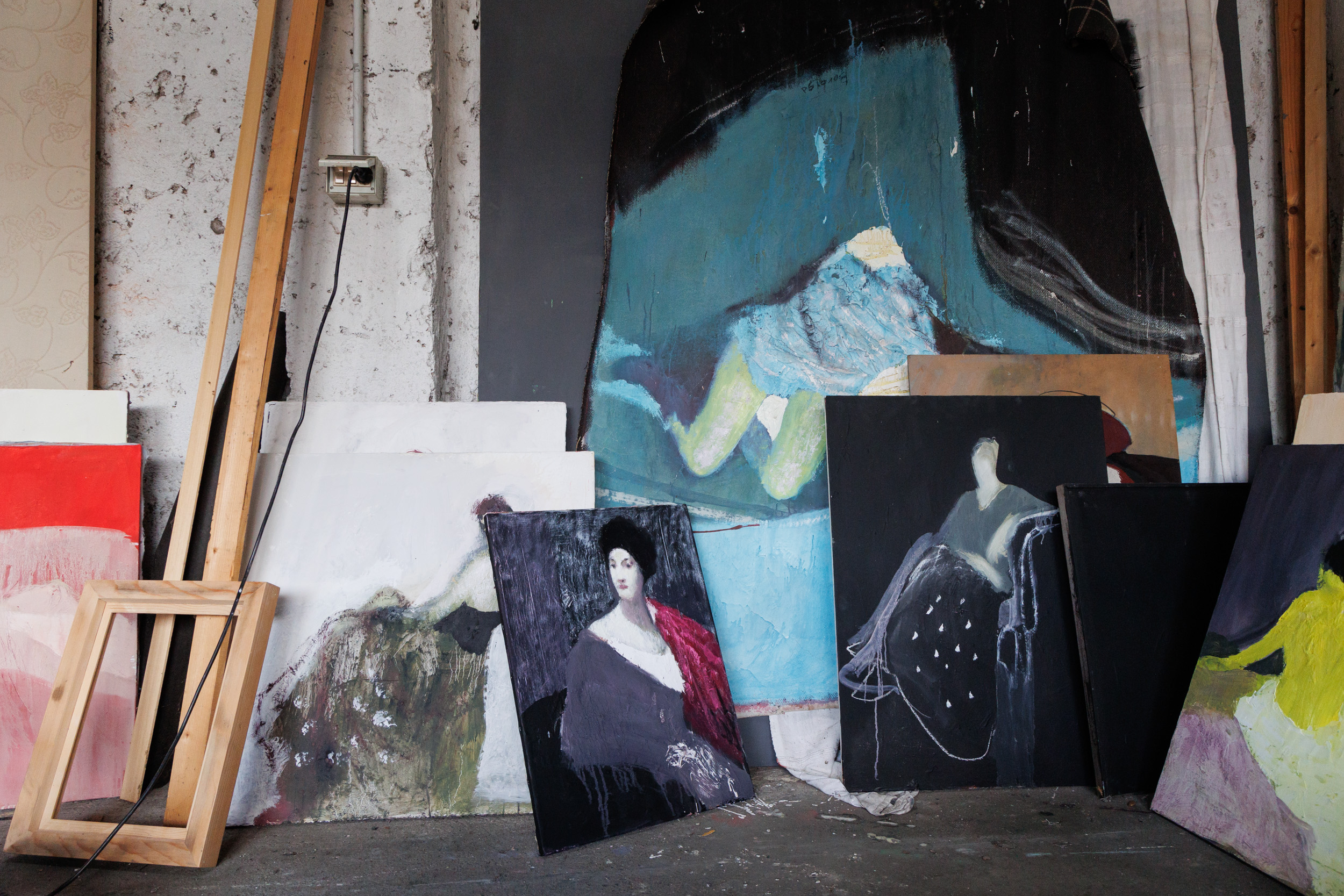 L'atelier a Brescia di Angelo Bordiga. Foto di Massimo Pistore