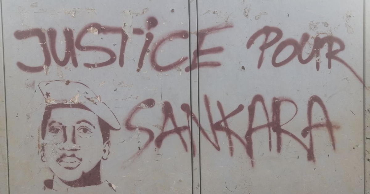 Graffito di Thomas Sankara Graffito di Thomas Sankara
