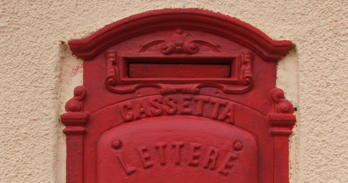 vecchia cassetta delle lettere