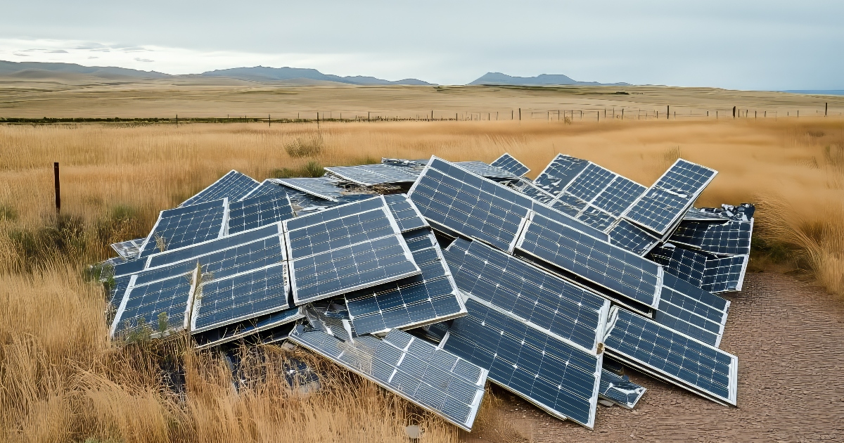 Rifiuti di pannelli fotovoltaici Rifiuti di pannelli fotovoltaici