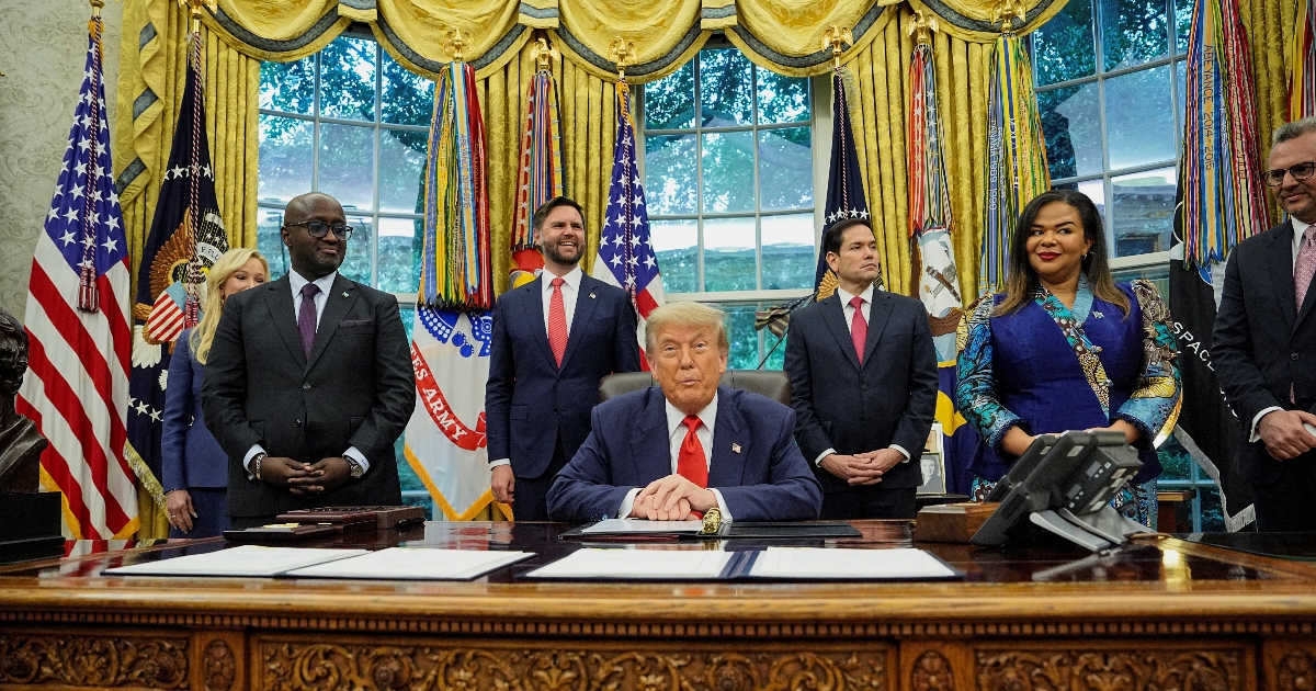 Trump, Marco Rubio e JD Vance incontrano il ministro degli Esteri della Repubblica Democratica del Congo, Thereseo degli Esteri del Ruanda, Oli