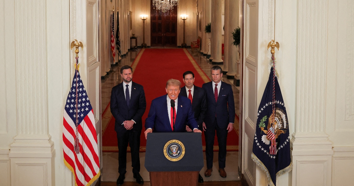 Donald Trump pronuncia un discorso alla nazione dopo l'attacco in Iran Donald Trump pronuncia un discorso alla nazione dopo l'attacco in Iran