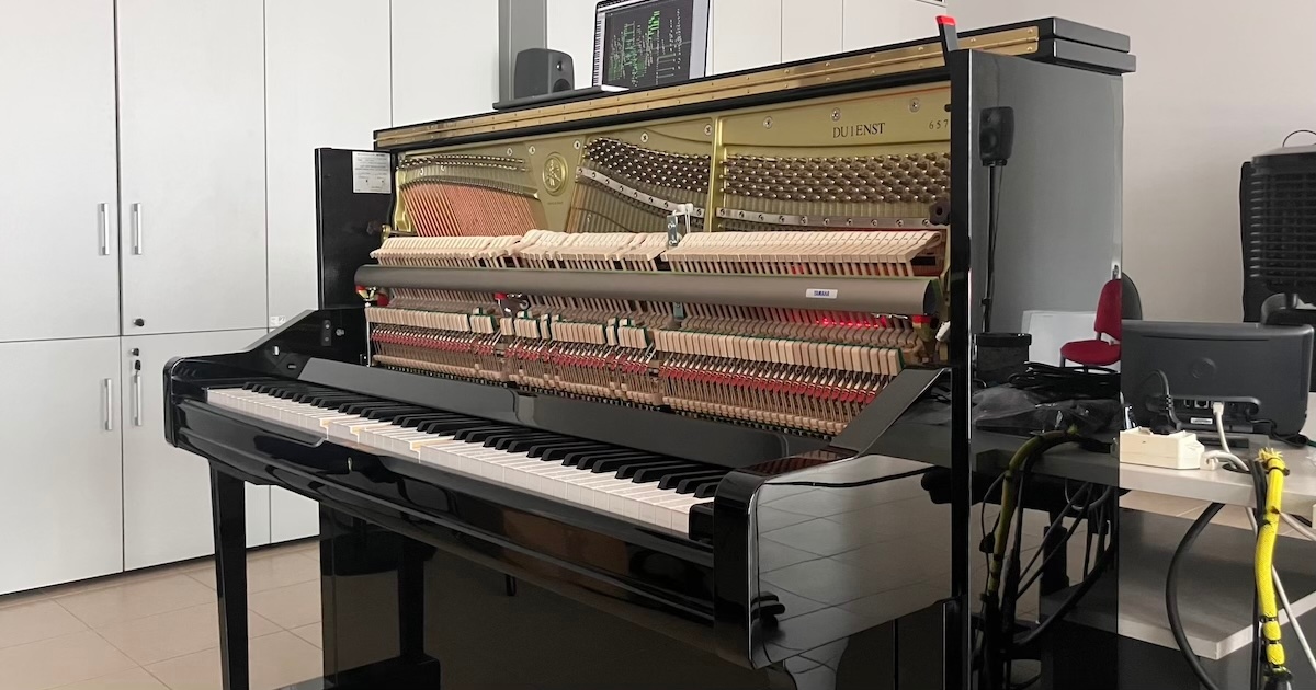 Disklavier del CSC. Foto: Canazza / Fiordelmondo Disklavier del CSC. Foto: Canazza / Fiordelmondo