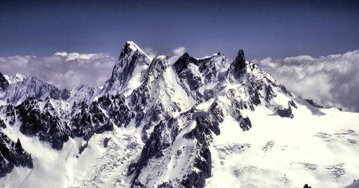 Le Grandes Jorasses vicino a Chamonix Le Grandes Jorasses vicino a Chamonix