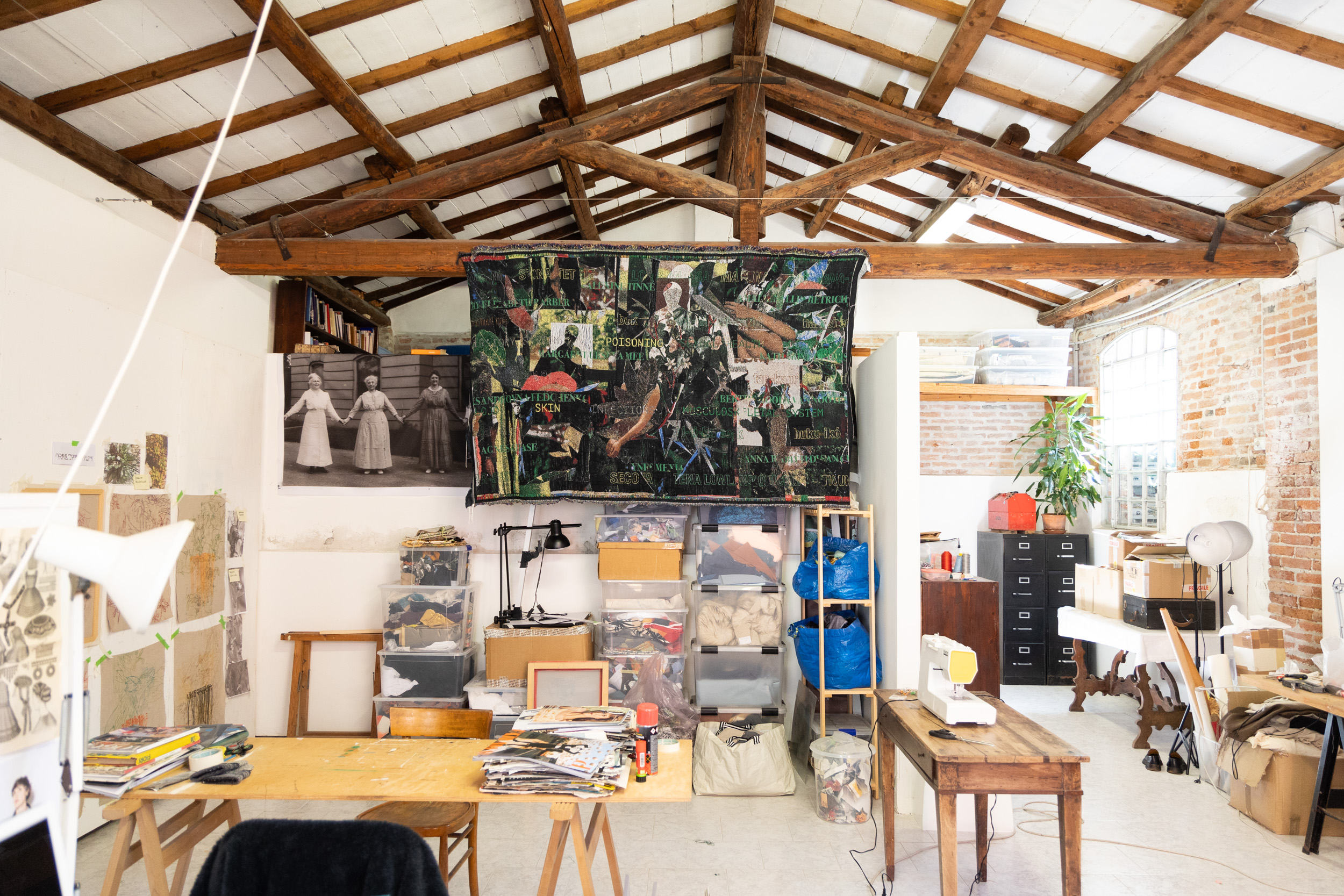 Atelier di Lucia Veronesi. Foto di Massimo Pistore