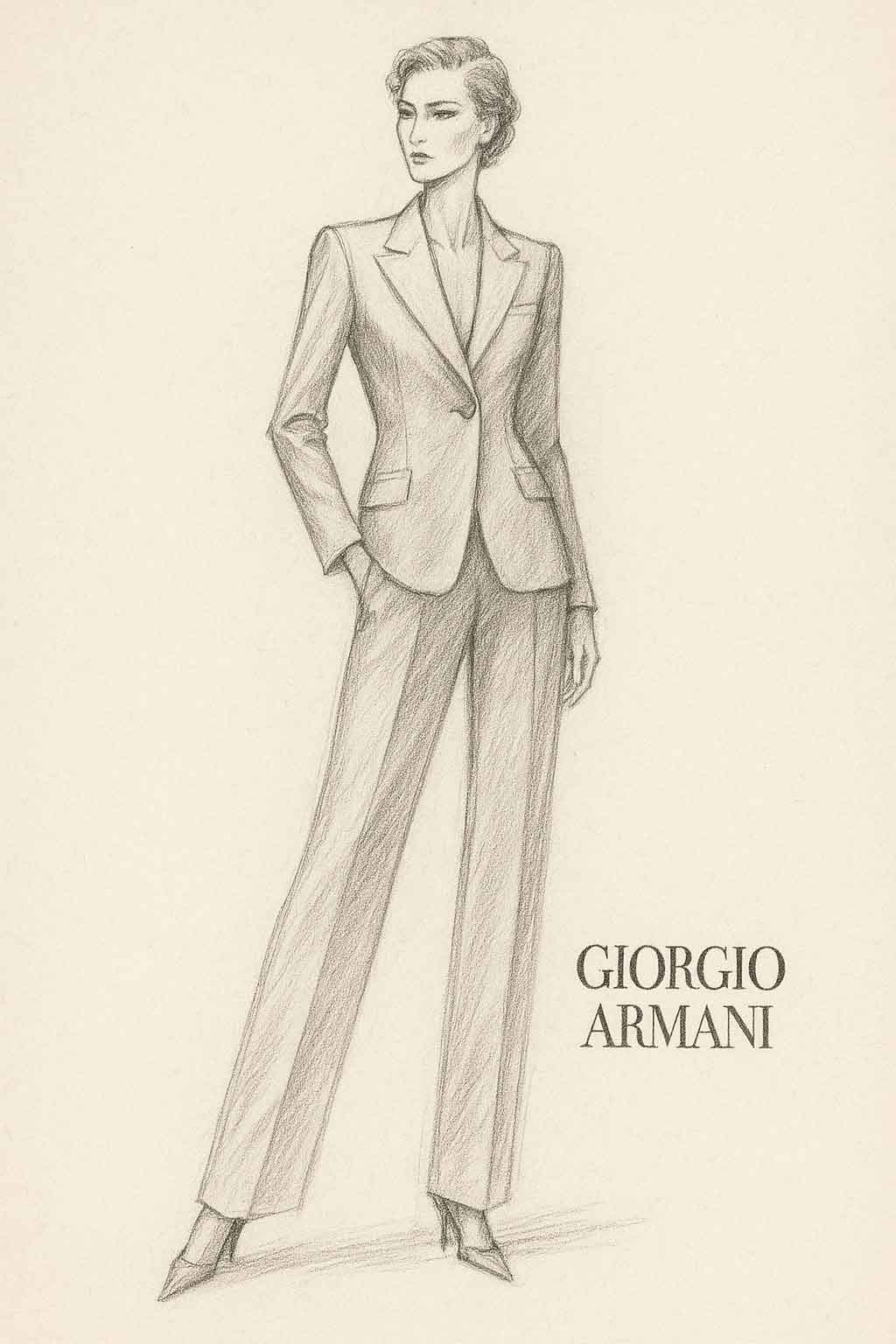 power suit armani