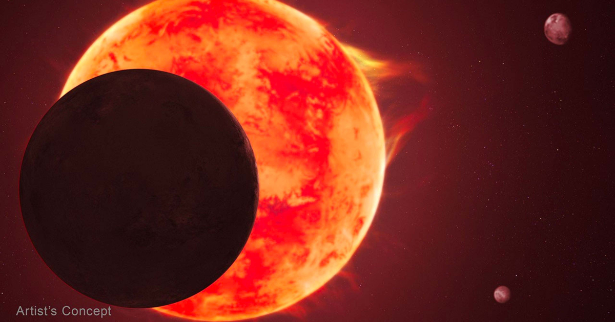 zione artistica del sistema Trappist 1