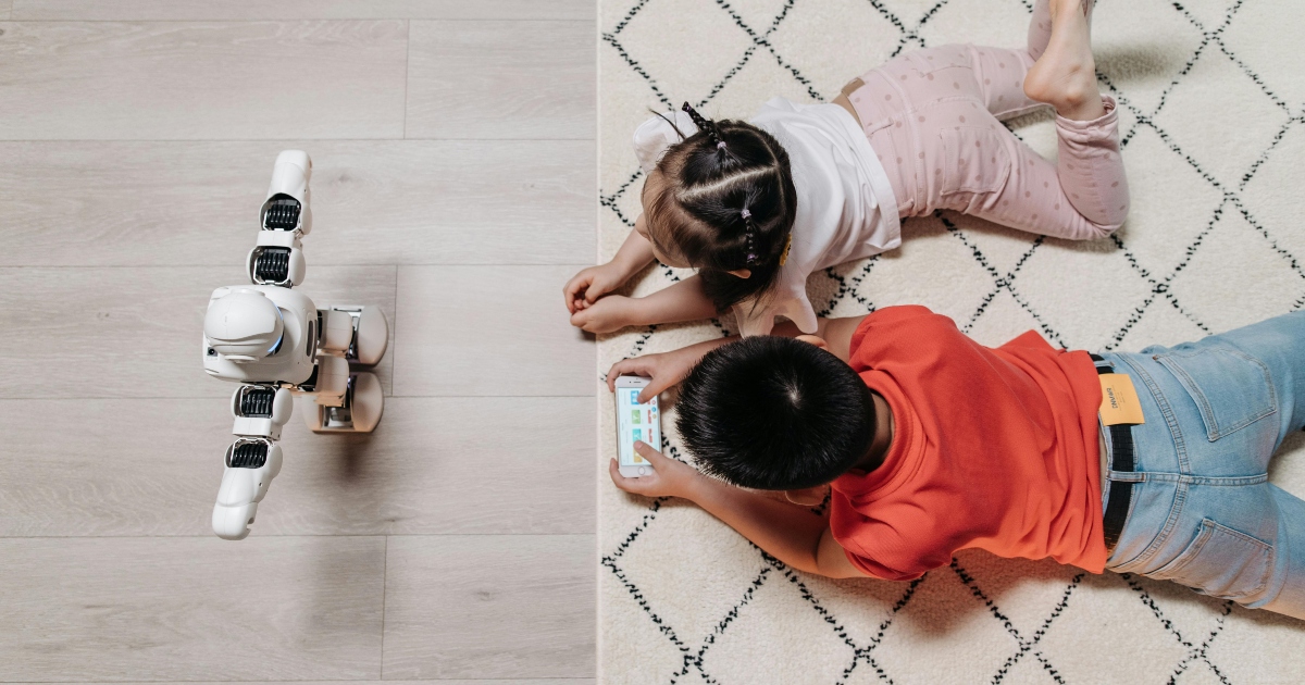 bambini e robot