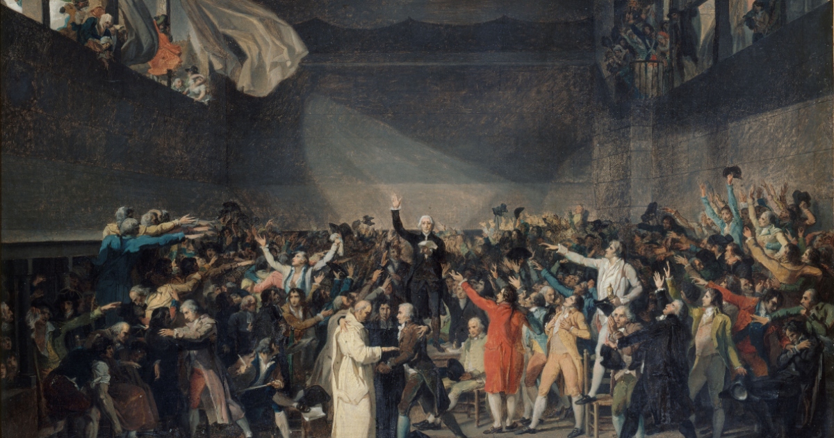 Giuramento della Pallacorda (Jacques-Louis David, 1791) Giuramento della Pallacorda (Jacques-Louis David, 1791)