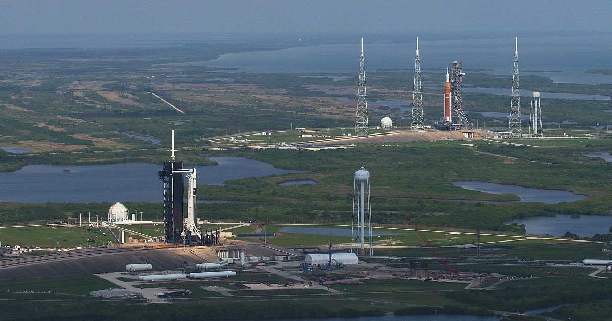 Il centro di lancio NASA di Cape Canaveral. Foto: NASA