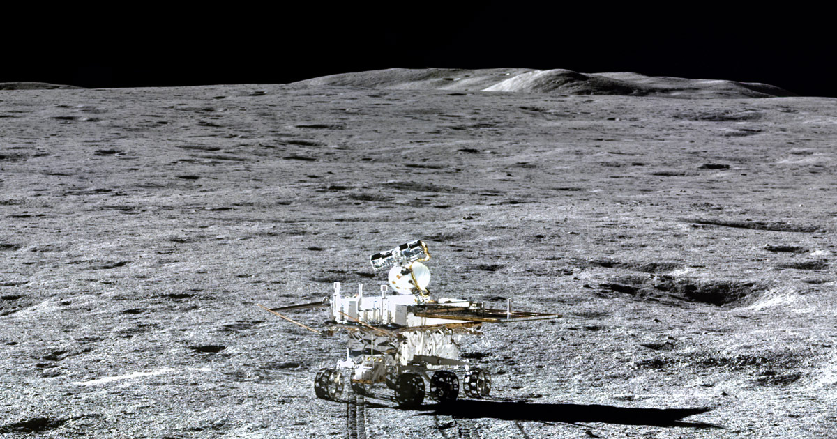 Il rover lunare cinese durante la missione Chang'e 3. Foto: CSNA/Siyu Zhang/Kevin M. Gill