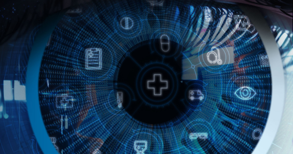 occhio riflettente simboli digitali