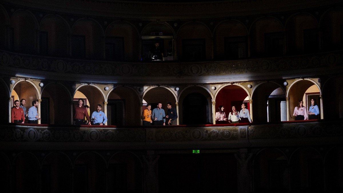 cantori di corollario a teatro