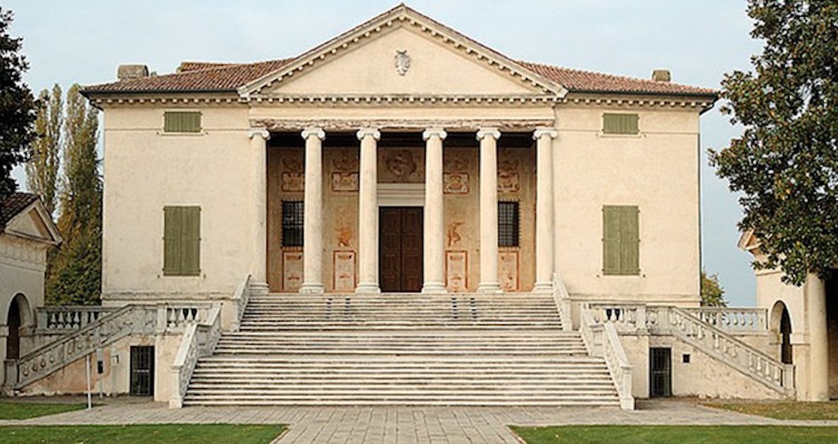 facciata della villa Badoer