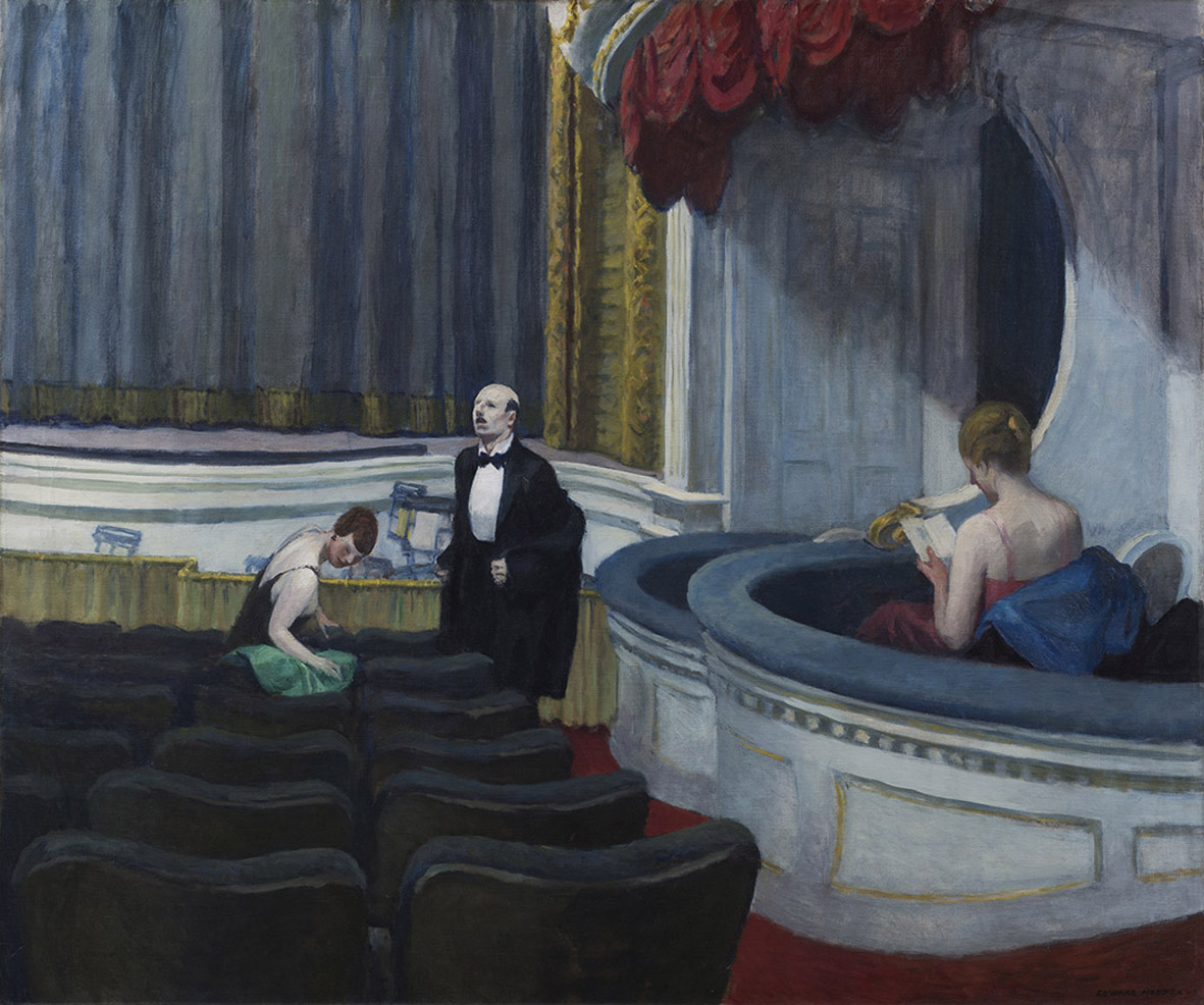 Edward Hopper, Figure a teatro, 1927