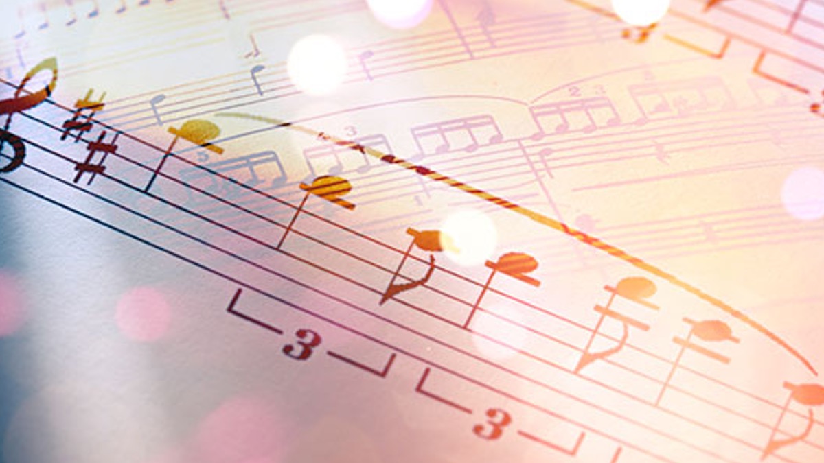 spartito patinato con luci 