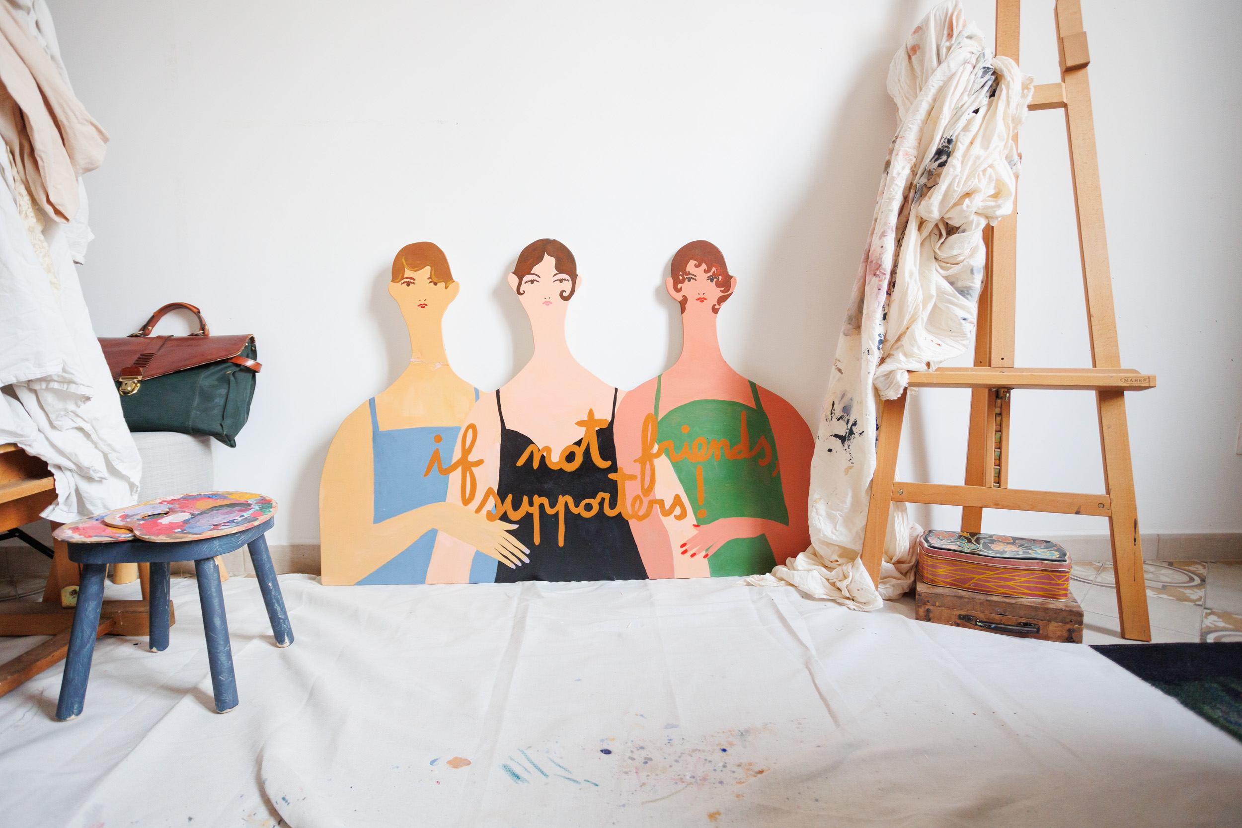 La casa-studio di Giulia Sollai, a Bologna. Foto: Massimo Pistore