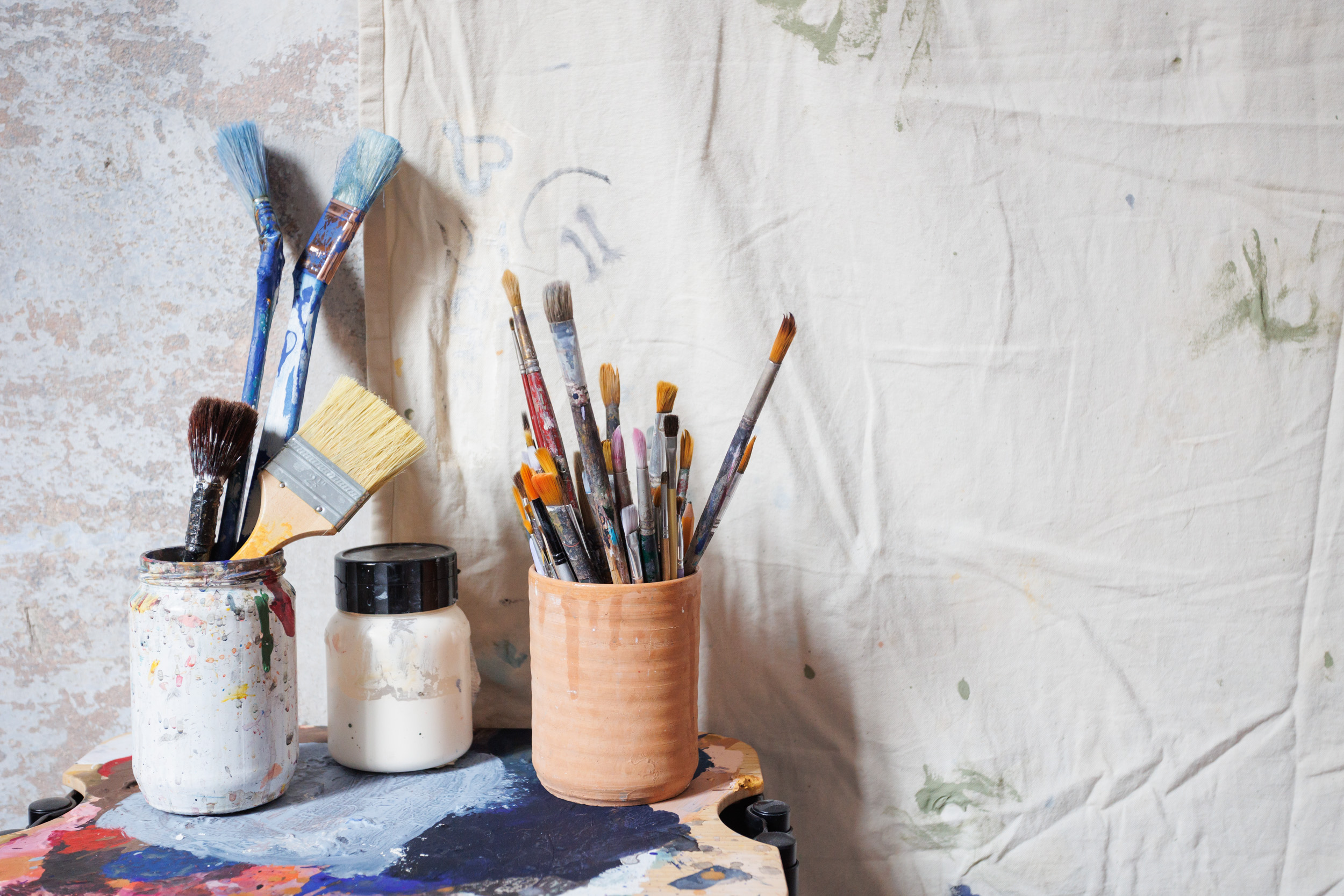 Dettagli dell'atelier e delle creazioni di Giulia Sollai. Foto: Massimo Pistore