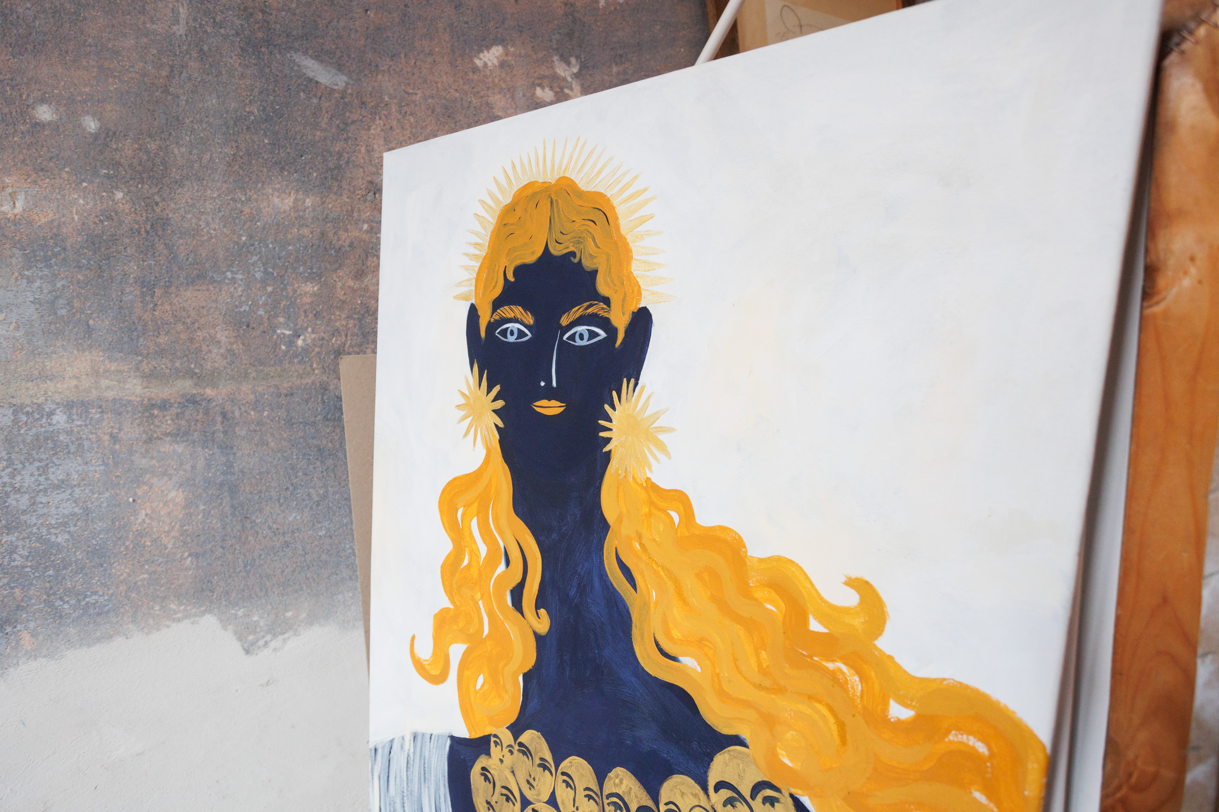 Dettagli dell'atelier e delle creazioni di Giulia Sollai. Foto: Massimo Pistore