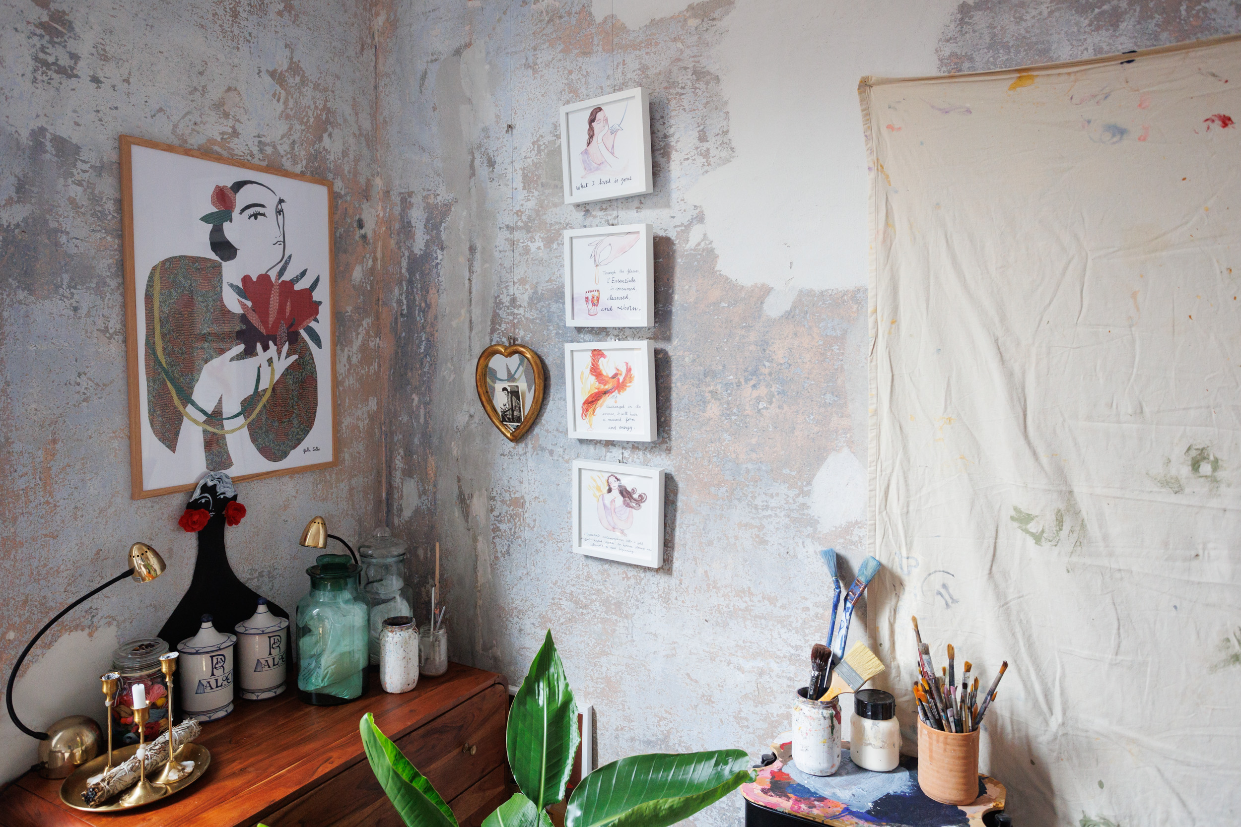 La casa-studio di Giulia Sollai, a Bologna. Foto: Massimo Pistore