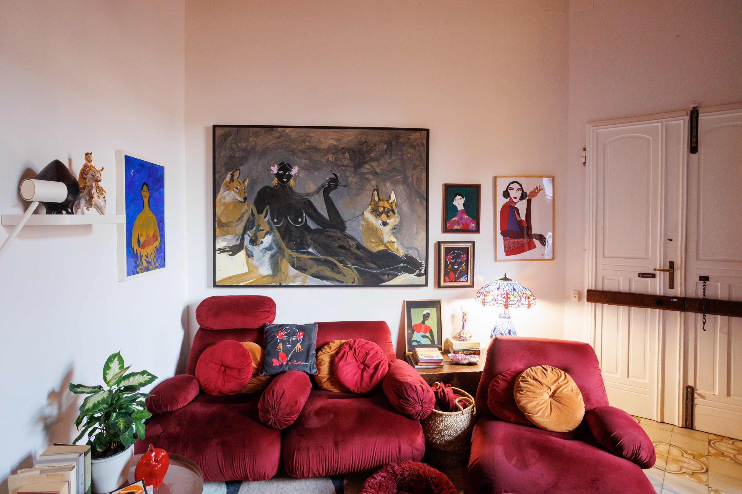 La casa-studio di Giulia Sollai, a Bologna. Foto: Massimo Pistore